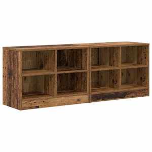 vidaXL Dulap de pat 2 pcs Lemn vechi 66 x 33 x 48 cm Lemn prelucrat imagine