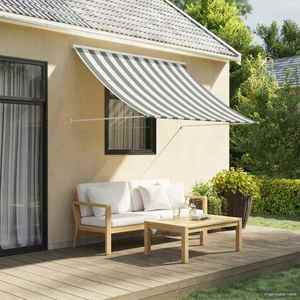 vidaXL Copertină Antracit și Alb 200 x 150 cm imagine