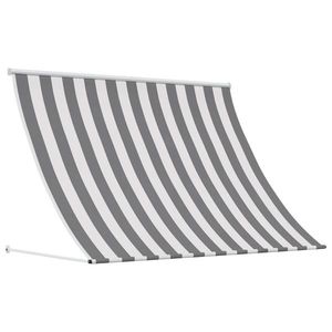 vidaXL Copertină Antracit și Alb 250 x 150 cm imagine