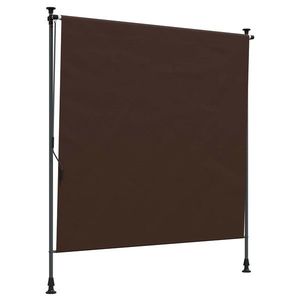 vidaXL Jaluzea Rulou de Exterior Maro 120 x 270 cm imagine