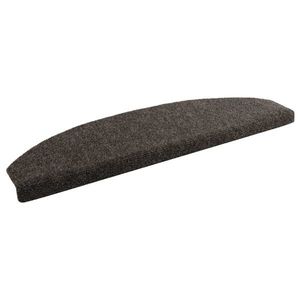 vidaXL Mochete autocolante pentru scară Semicircular 15 pcs Antracit imagine