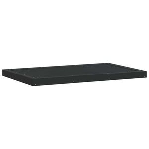 vidaXL Placă de bază pentru duș Negru 101 x 63 x 5, 5 cm WPC imagine