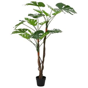 vidaXL Planta artificială Monstera Verde 70 x 16 x 130 cm imagine