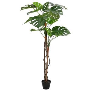 vidaXL Planta artificială Monstera Verde 94 x 18 x 170 cm imagine