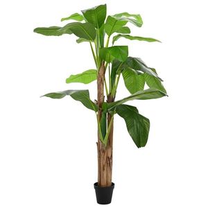 vidaXL Copac de bananier artificial Verde 125 x 25 x 250 cm imagine