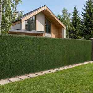 vidaXL Gard Artificial Verde deschis 1 x 10 m PVC și Oțel imagine