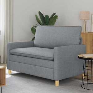 vidaXL Canapea Gri deschis 126 x 81 x 87, 5 cm imagine