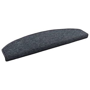 vidaXL Mochete autocolante pentru scară 15 pcs Gri închis și albastru imagine