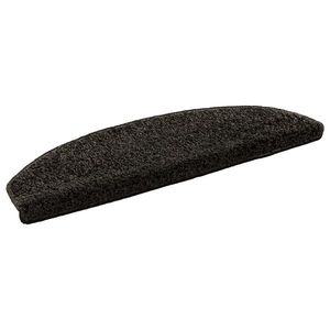 vidaXL Mochete autocolante pentru scară Semicircular 15 pcs Antracit imagine