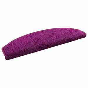 vidaXL Mochete autocolante pentru scară Semicircular 15 pcs Violet imagine