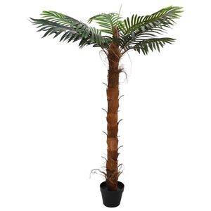 vidaXL Copac Artificial Cocuspalm Verde 70 x 18 x 140 cm imagine