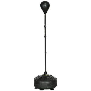 SPORTNOW Minge de Box de Podea Bază Umplută Înălțime Reglabilă 145-180 cm | Aosom Romania imagine