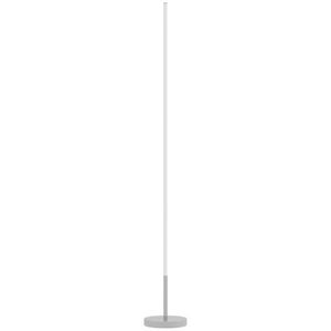 HOMCOM Lampă de Podea LED Reglabilă cu Telecomandă de 150cm Înălțime, Argintiu | Aosom Romania imagine