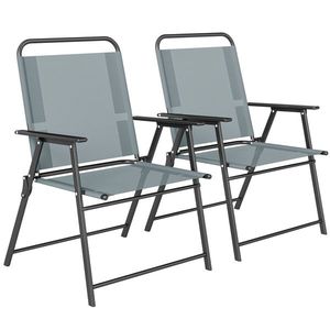 Outsunny scaun pliabil compact pentru terasă | Aosom Romania imagine