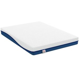 HOMCOM Saltea 140x190cm, saltea 2 persoane, spumă cu memorie infuzată cu ceai verde, husă detașabilă lavabilă, fermitate medie | Aosom Romania imagine