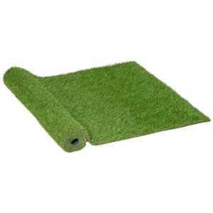 Outsunny Gazon sintetic artificial Mochetă pentru exterior/interior 3L x 1l m Iarbă înaltă densă 2, 5 cm Verde | Aosom Romania imagine