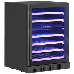 HOMCOM frigider compact adâncime mică 40 vitrină | Aosom Romania imagine
