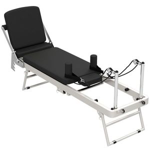 SPORTNOW Reformer Pilates pliabil pentru acasă cu 2 benzi elastice | Aosom Romania imagine