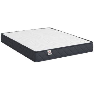 HOMCOM Saltea 140x190 cm, saltea 2 persoane, spumă cu memorie, grosime 20 cm, certificat OEKO-TEX, fermitate medie | Aosom Romania imagine