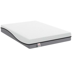 HOMCOM Saltea 140x200cm H3 mediu-firmă 20 cm Înălțime Ergonomică, Respirantă din spumă memory cu gel, OEKO-TEX & CertiPUR | Aosom Romania imagine