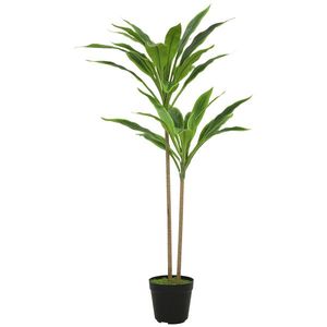 HOMCOM Copac artificial Cordyline în ghiveci 90 cm cu 29 de frunze realiste, plantă artificială din PEVA, interior și exterior | Aosom Romania imagine
