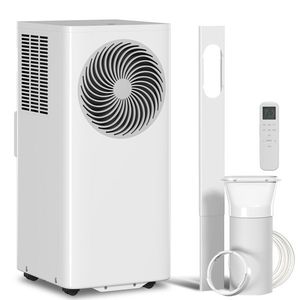 HOMCOM Aparat de aer condiționat portabil 9000 BTU 4-în-1 răcire dezumidificator ventilator mod somn pentru 33 m² Alb | Aosom Romania imagine