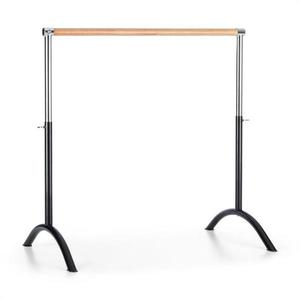 KLARFIT BAR LERINA, bară de balet, 110x113 cm, portabilă, înălțime reglabilă, oțel, neagră imagine