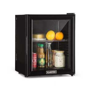 Klarstein Brooklyn 24, mini-frigider, cu uși din sticla, iluminare LED, rafturi imagine