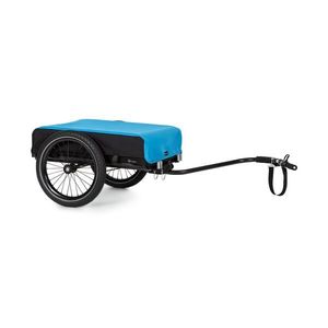 KLARFIT Companion, căruciour pentru bagaj, 40kg/50litri, remorcă pentru bicicletă, cărucior manual, negru imagine