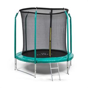 KLARFIT Jumpstarter, trambulină, 2, 5 m Ø, plasă 120 kg max., 195 cm Ø zonă de sărituri imagine