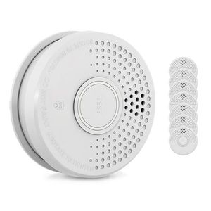 SHD by oneConcept DOF39, Detector de fum, plastic, semnal de alarmă: 85 dB, 9 V, funcționare pe baterii imagine
