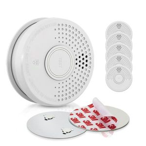 SHD by oneConcept DOF39 Detector de fum cu suport magnetic Magnetic Mount în set imagine