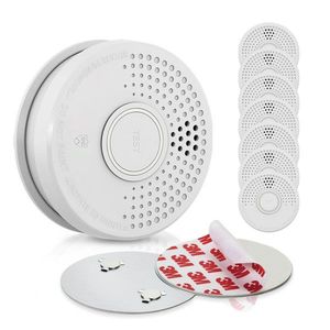 SHD by oneConcept DOF39 Detector de fum cu suport magnetic Magnetic Mount în set imagine