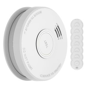 SHD by oneConcept DOF19, Detector de fum, plastic, semnal de alarmă: 85 dB, 9 V, funcționare pe baterii imagine