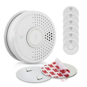 SHD by oneConcept DOF39 Detector de fum cu suport magnetic Magnetic Mount în set imagine