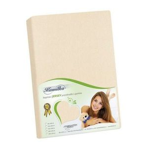 Bellatex Jersey ceară de pat crem, crem deschis, 120 x 200 cm imagine