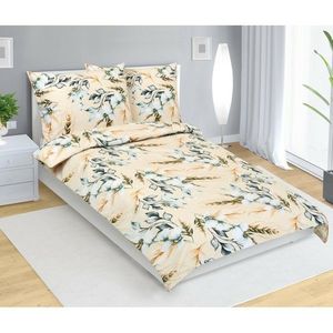 Lenjerie de pat din bumbac Bellatex Spic bej , 140x 220 cm, 70 x 90 cm, 140 x 220 cm, 70 x 90 cm imagine