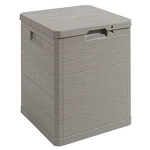 Cutie de depozitare perne Woody, gri, 90 l imagine