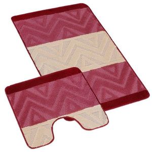 Bellatex Set de covorașe de baie Bany cu decupajChevron, 60 x 100, 60 x 50 cm imagine
