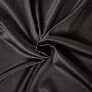 Kvalitex Cearșaf din satin cu elastic negru, 180 x200 cm, negru, 180 x 200 cm imagine