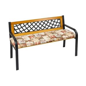 Bellatex Șezlong pentru bancă, neted, cafea, 40 x 150 cm imagine