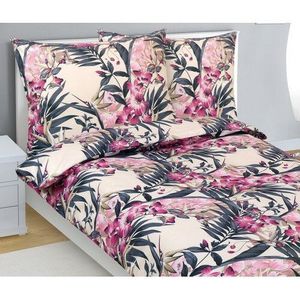 Bellatex Lenjerie de pat din bumbac Amarylka roz, 140 x 200 cm, 70 x 90 cm imagine