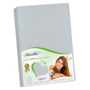 Bellatex Jersey ceară de pat gri mediu, gri, 220 x 200 cm imagine