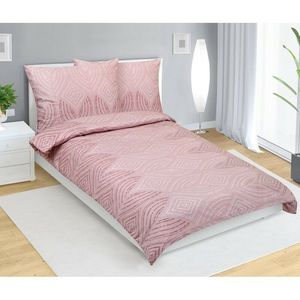 Bellatex Lenjerie de pat din satin Ornament rozpal, 140 x 220 cm, 70 x 90 cm, 140 x 220 cm, 70 x 90 cm imagine