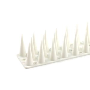 Set de 4 bucăți de vârfuri pentru păsări, din plastic, alb, 44, 5 x 3, 7 cm imagine