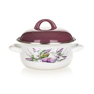 Cratiță emailată Banquet LAVENDER 18 cm, mov, diam. 18 cm imagine