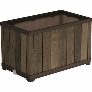 Ghiveci Keter Deco Rectangle 45, 5 x 76 x 45, 5 cm, maro imagine
