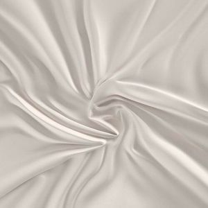 Cearșaf de pat Kvalitex Luxury collectiondin satin alb, alb, 200 x 200 cm imagine