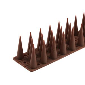 Set de 4 bucăți de țepușe pentru păsări, din plastic, maro, 44, 5 x 3, 7 cm imagine
