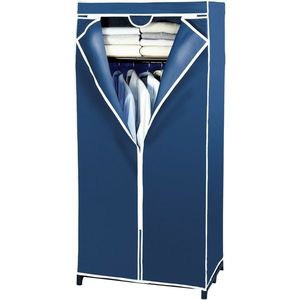 Wenko Dulap pliabil din material textil reciclat cu raft Air, 160 x 50 x 75 cm imagine